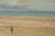 James McNeill Whistler - Harmony in Blue and Silver: Trouville, 1865
