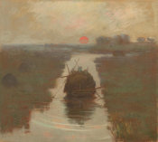 Sarah Wyman Whitman - Newport Canal, Shropshire, 19th century