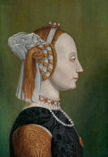 After Piero della Francesca - Battista Sforza, Countess of Urbino, late 18th century