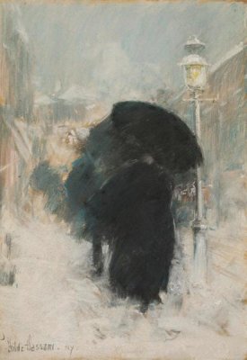 Childe Hassam - A New York Blizzard, about 1890