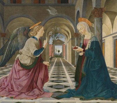 Piermatteo d'Amelia - The Annunciation, about 1475