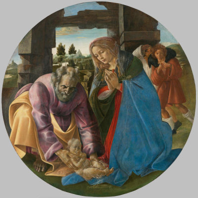 Sandro Botticelli - The Nativity, about 1482-1485