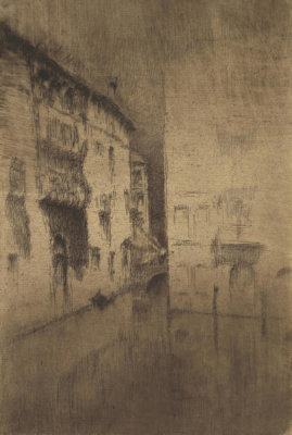James McNeill Whistler - Second Venice Set: Nocturne: Palaces, 1879-1880