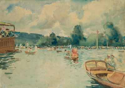 Ralph Wormeley Curtis - Henley: The Regatta, 1890