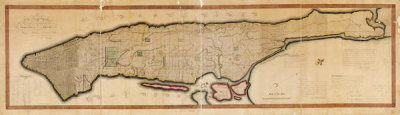 William Bridges and Peter Maverick - Map of the city of New York and Island of Manhattan, as laid out by the commissioners appointed by the legislature, April 3d, 1807