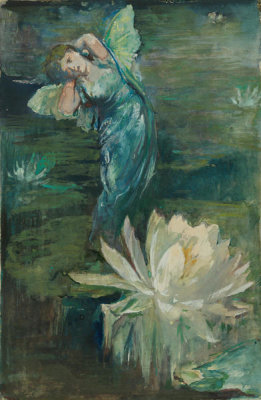 John La Farge - The Spirit of the Water Lily, 1861-1862