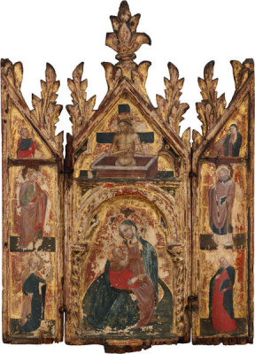 Italian, Venice - Virgin of Humility with Saints, about 1365-1415