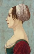 Piero del Pollaiolo - A Woman in Green and Crimson, about 1490-1499