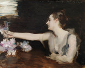 John Singer Sargent - Madame Gautreau Drinking a Toast, 1882-83