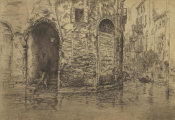 James McNeill Whistler - First Venice Set: The Two Doorways, 1880