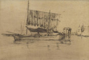 James McNeill Whistler - Second Venice Set: Fishing Boat, 1879-1880