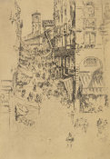 James McNeill Whistler - Second Venice Set: The Rialto, 1879-1880