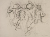 John Singer Sargent - Study for Chiron and Achilles, 1917-1922