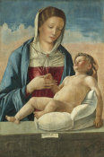 Giovanni Bellini - Virgin with the Sleeping Child on a Parapet, about 1470-1475
