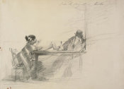 John Singer Sargent - Café Scene, Seville, 1879