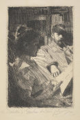 Anders Zorn - Reading, 1893
