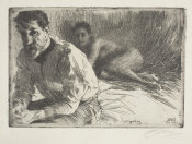 Anders Zorn - Augustus Saint Gaudens II, 1897