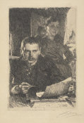Anders Zorn - Zorn and His Wife, 1890