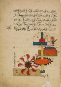 Muhammad ibn Ahmad al-Izmiri - from al-Jazari's Book of Knowledge of Ingenious Mechanical Devices: A Hydraulic Device, 1354