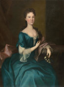 Joseph Blackburn - A Lady of the Russell Family, 1754-1764