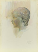 Joseph Lindon Smith - Head of a Putti, 1894