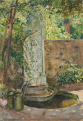 William Bruce Ellis Ranken - In a Turkish Garden, 1910