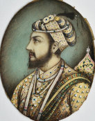 Indian, Agra - Miniature of Shah Jahan, 19th century