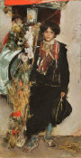 Antonio Mancini - The Standard Bearer of the Harvest Festival, 1884