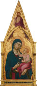 Simone Martini - Virgin Mary (from multi-paneled Servite altarpiece), about 1320