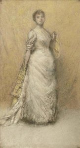 James McNeill Whistler - The Little Note in Yellow and Gold, 1886