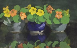 Jan Voerman - Nasturtiums, 19th century