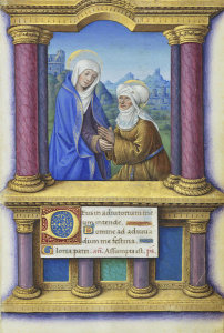 Jean Bourdichon - Book of Hours: The Visitation, 1490-1515