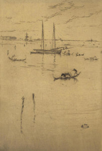 James McNeill Whistler - First Venice Set: The Little Lagoon, 1880