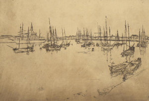 James McNeill Whistler - Second Venice Set: San Giorgio, 1880