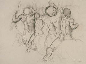 John Singer Sargent - Study for Chiron and Achilles, 1917-1922