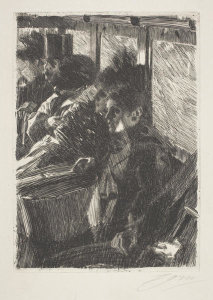 Anders Zorn - The Omnibus, 1892