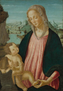 Francesco Botticini - Virgin and Child with the Infant Saint John the Baptist, about 1471-1474