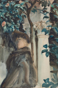 John Singer Sargent - Mrs. Gardner at Fenway Court, about 1903