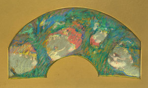 Louis Kronberg - Fan Design: Coppelia, 1911