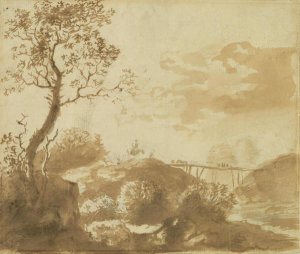 Dutch - The Bridge, 17th century