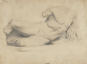 Dennis Miller Bunker - A Torso, about 1883-1884