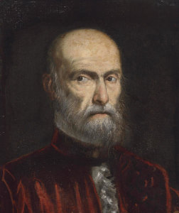 Follower of Domenico Tintoretto - A Procurator of San Marco, late 16th century