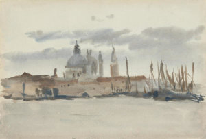 Francis Edward James - Santa Maria della Salute from the Giudecca, Venice, before 1915