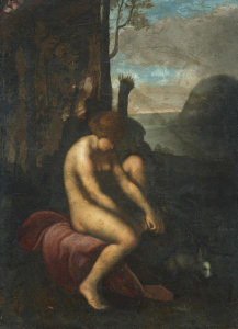 Italian - Venus Wounded by a Rose's Thorn, 1500-1550