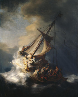 Rembrandt - Christ in the Storm on the Sea of Galilee, 1633 (stolen)