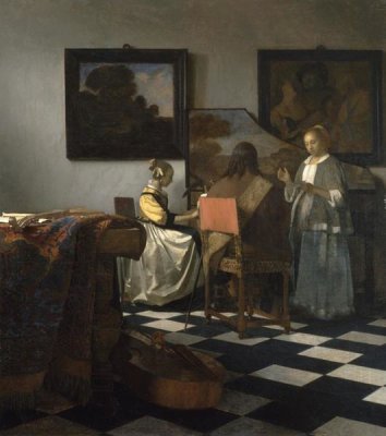 Johannes Vermeer - The Concert, 1663-1666 (stolen)