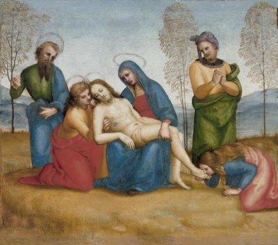 Raphael - Lamentation over the Dead Christ, about 1503-1505