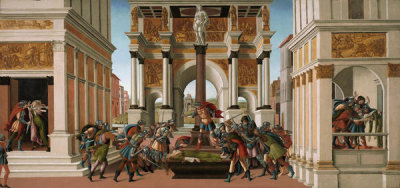Sandro Botticelli - The Tragedy of Lucretia, 1499-1500
