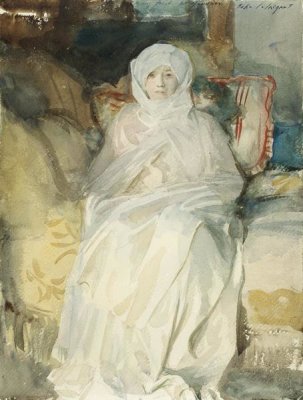 John Singer Sargent - Mrs. Gardner in White, 1922