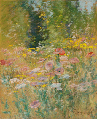 John Appleton Brown - Garden of Poppies, before 1891
